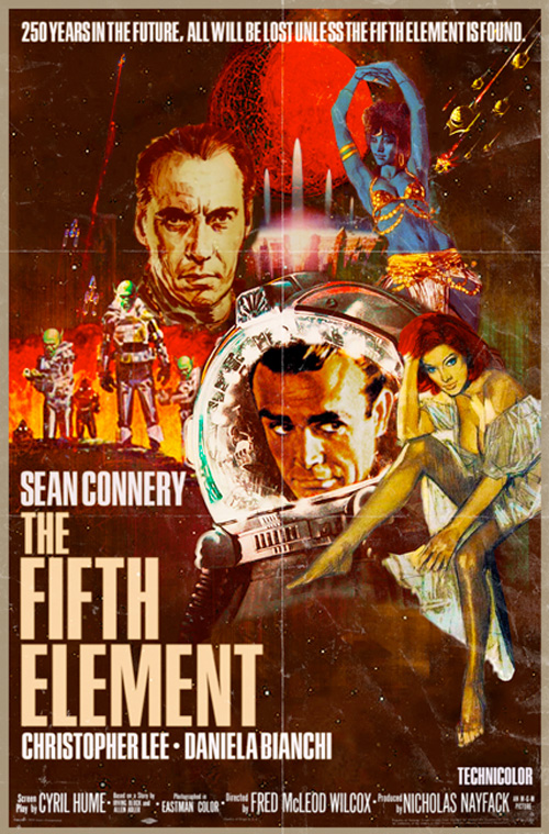 Modern Movies, Classic Posters - The Fifth Element