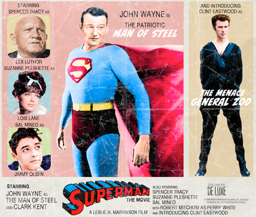 Modern Movies, Classic Posters - Superman
