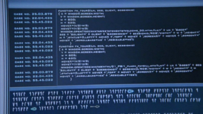 Stargate javascript - Errores tecnológicos del cine y la TV