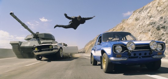 Fast and Furious 6 - flying from tank